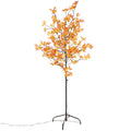 Jingles Autumn Maple Leaf Light Up Twig Tree with Warm White LEDs - 180cm