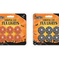 Halloween Cob Web LED Tealight Candles Set of 6