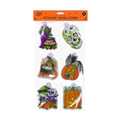 Halloween Window Decorations - Pack of 6
