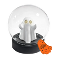 Halloween Light Up Glass Ghost Ball