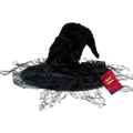 Halloween Velvet and Lace Witches Hat
