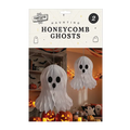 Halloween Honeycomb Ghosts - Pack of 2