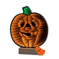 LED Battery Operated Infinity Light Pumpkin - 25cm