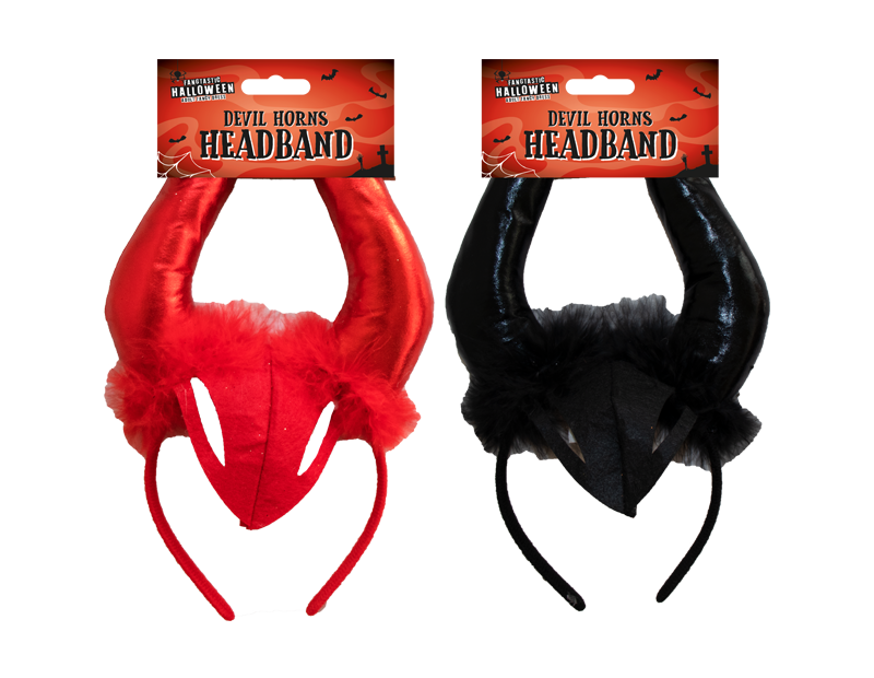 Devil Horns Halloween Headband