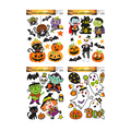 Halloween Glitter Window Stickers