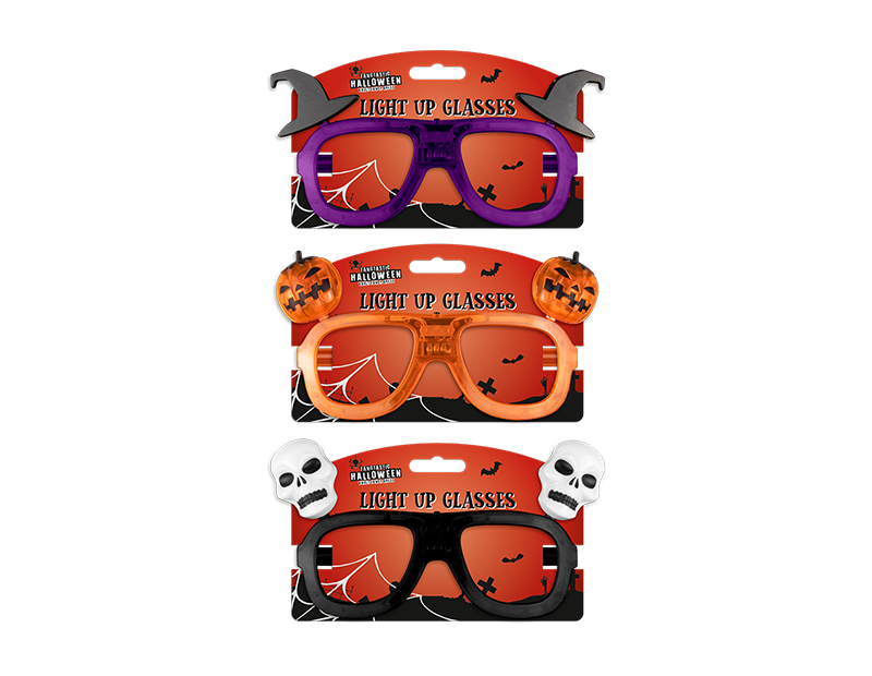 Light Up Novelty Halloween Glasses Individual
