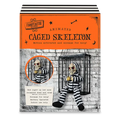 Halloween Animated Caged Skeleton Prisoner Decoration