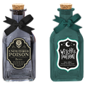 Halloween Glass Decorative Potion Bottle