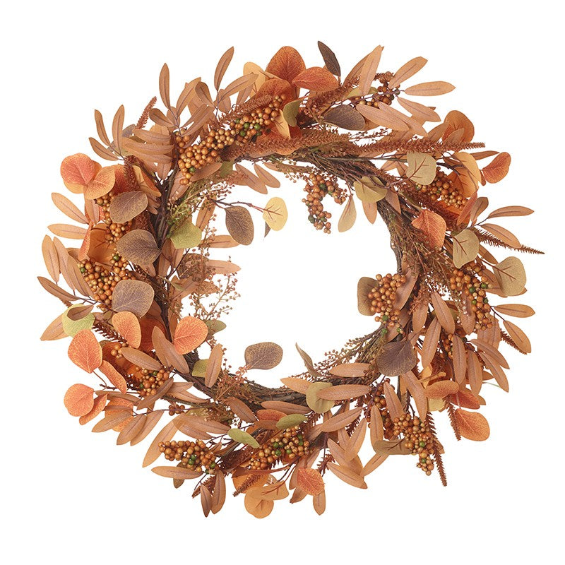 X-Large Russet Foliage Autumn Wreath - 60cm