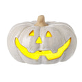 Halloween Cream Light Up Pumpkin