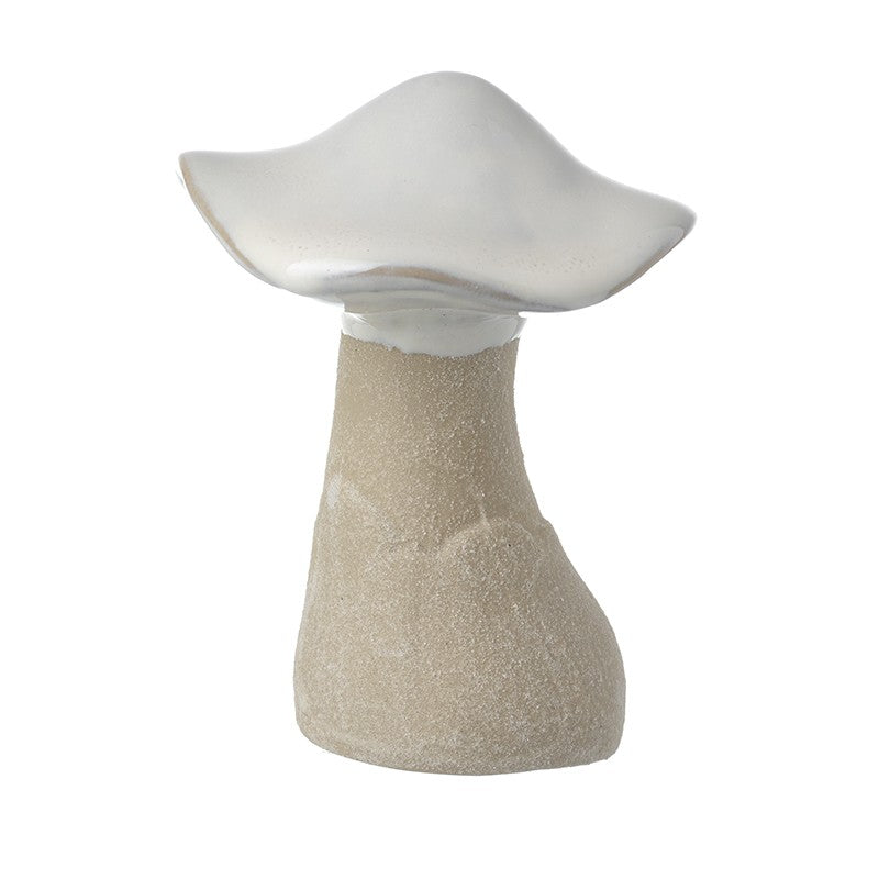Cream Porcelain Mushroom