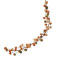 Halloween Autumn Mini Velvet Pumpkin Garland - 150cm