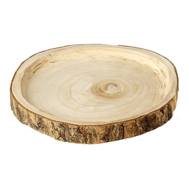 Large Log Slice Bowl - 27cm