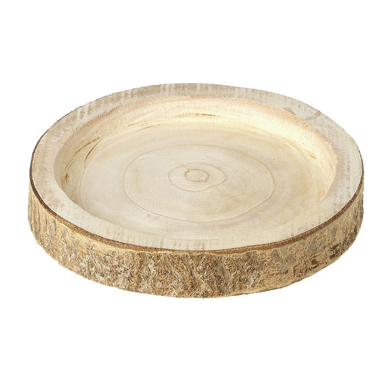 Small Log Slice Bowl - 17cm
