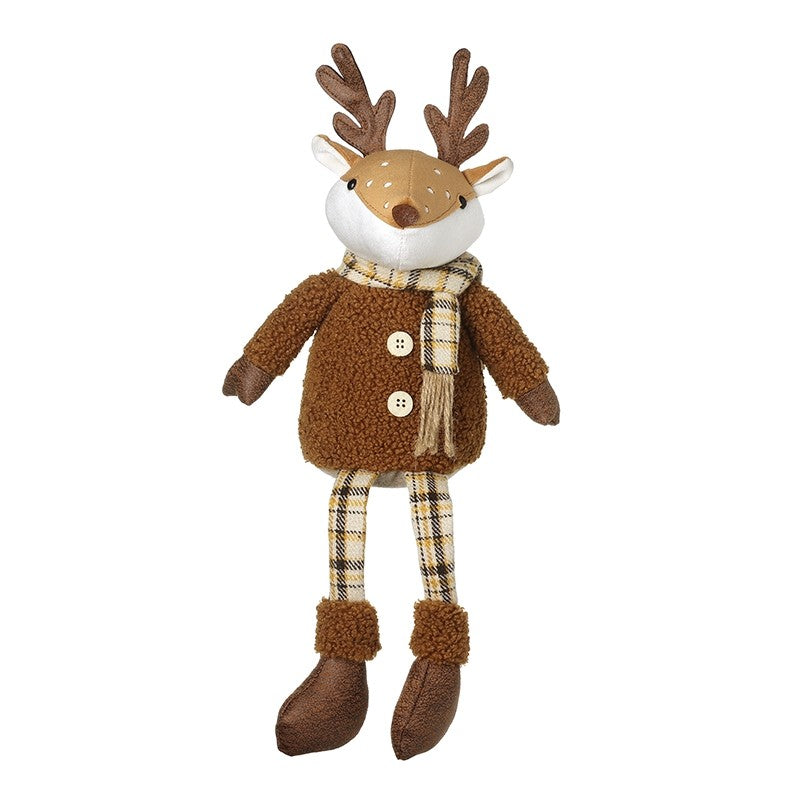 Sitting Deer In Brown Coat
