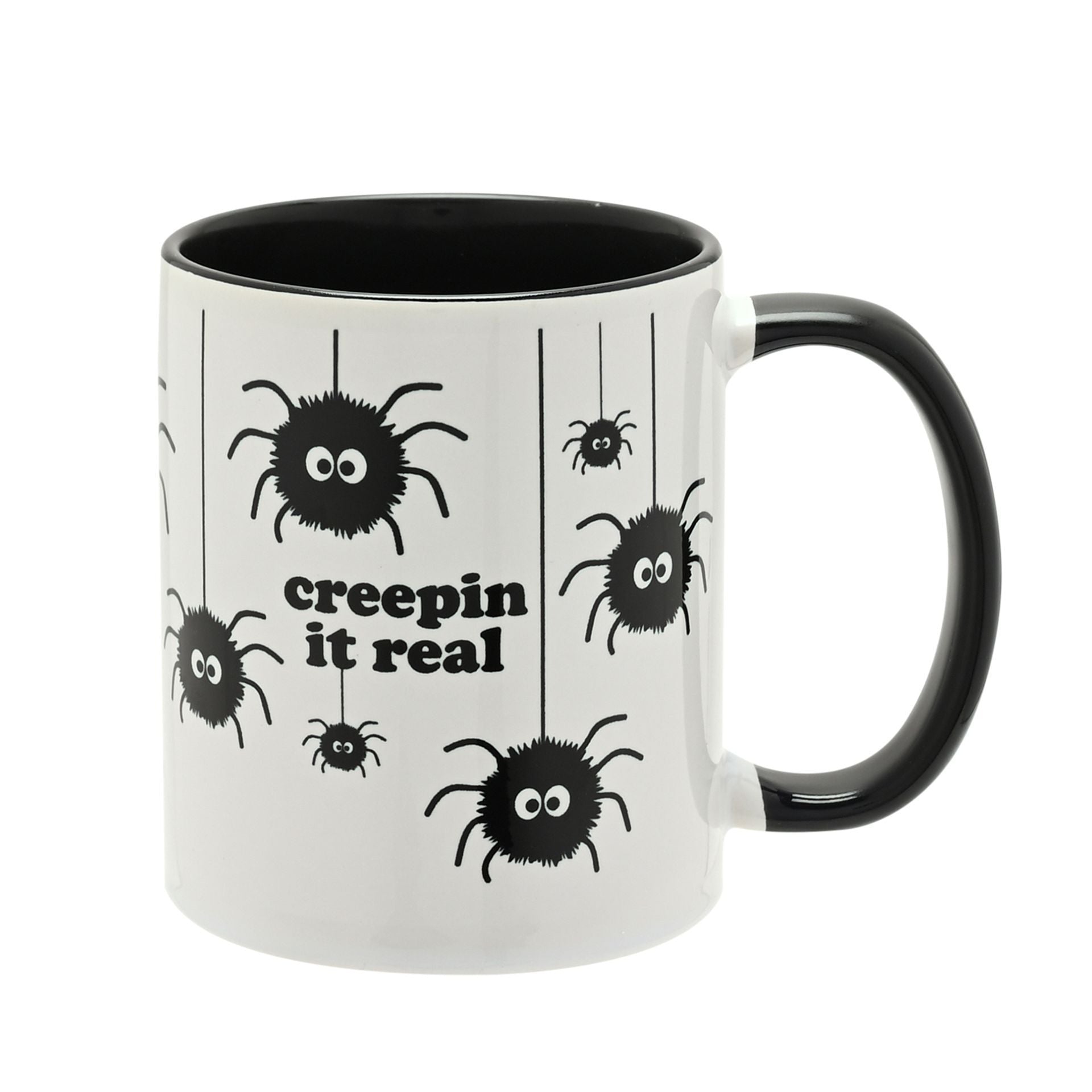 Halloween Black Handled Creepin It Real Mug