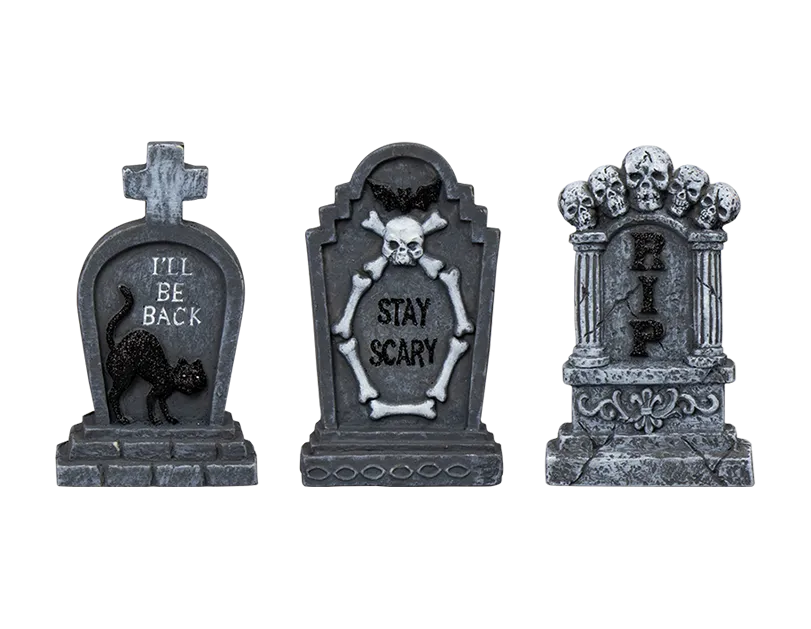 Halloween Cement Graveyard Decoration - 14cm