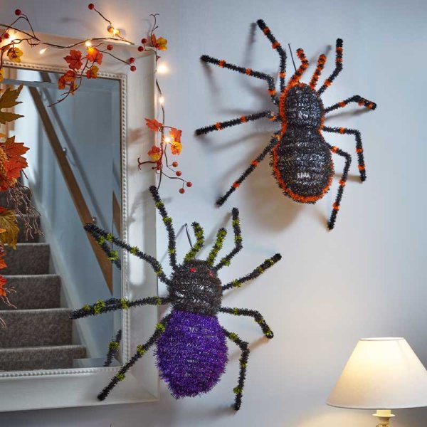 Halloween Sparkle Spider Decoration