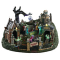 Lemax Spooky Town - Graveyard Party Halloween Animated Scene with Lights, Sound & Motion