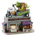 Lemax Spooky Town - The Creature's Custom Hot Rod Shop
