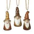 Brown Stoneware Gonk Hanging Decorations