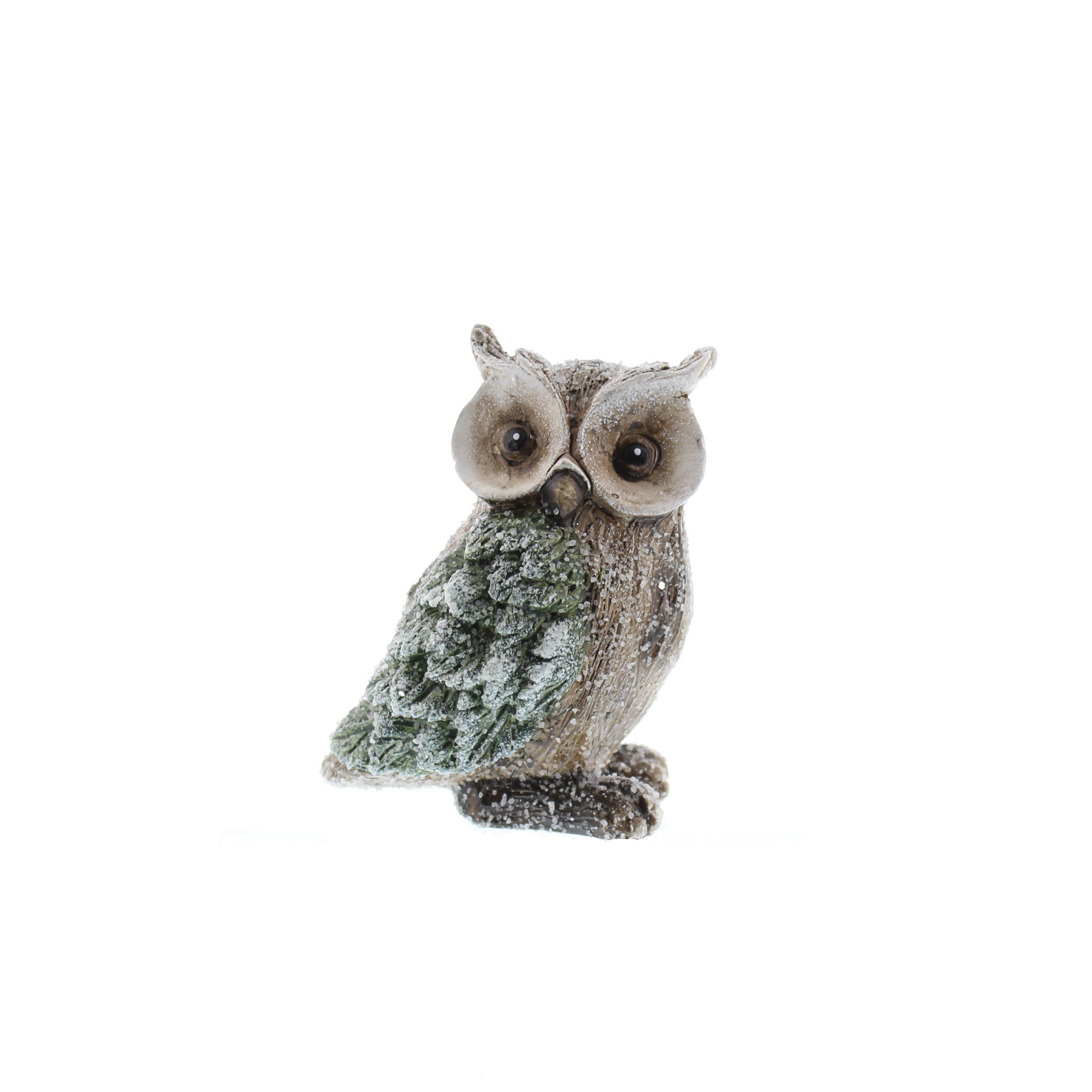 Light & Dark Grey Woodland Owl Ornament