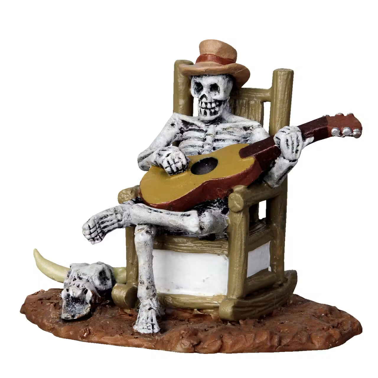Lemax Spooky Town - Rocking Chair Skeleton Halloween Village Figurine