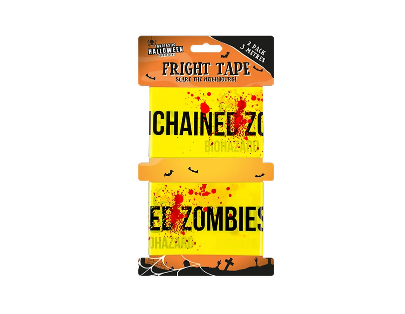 Halloween Fright Tape - 2 Pack
