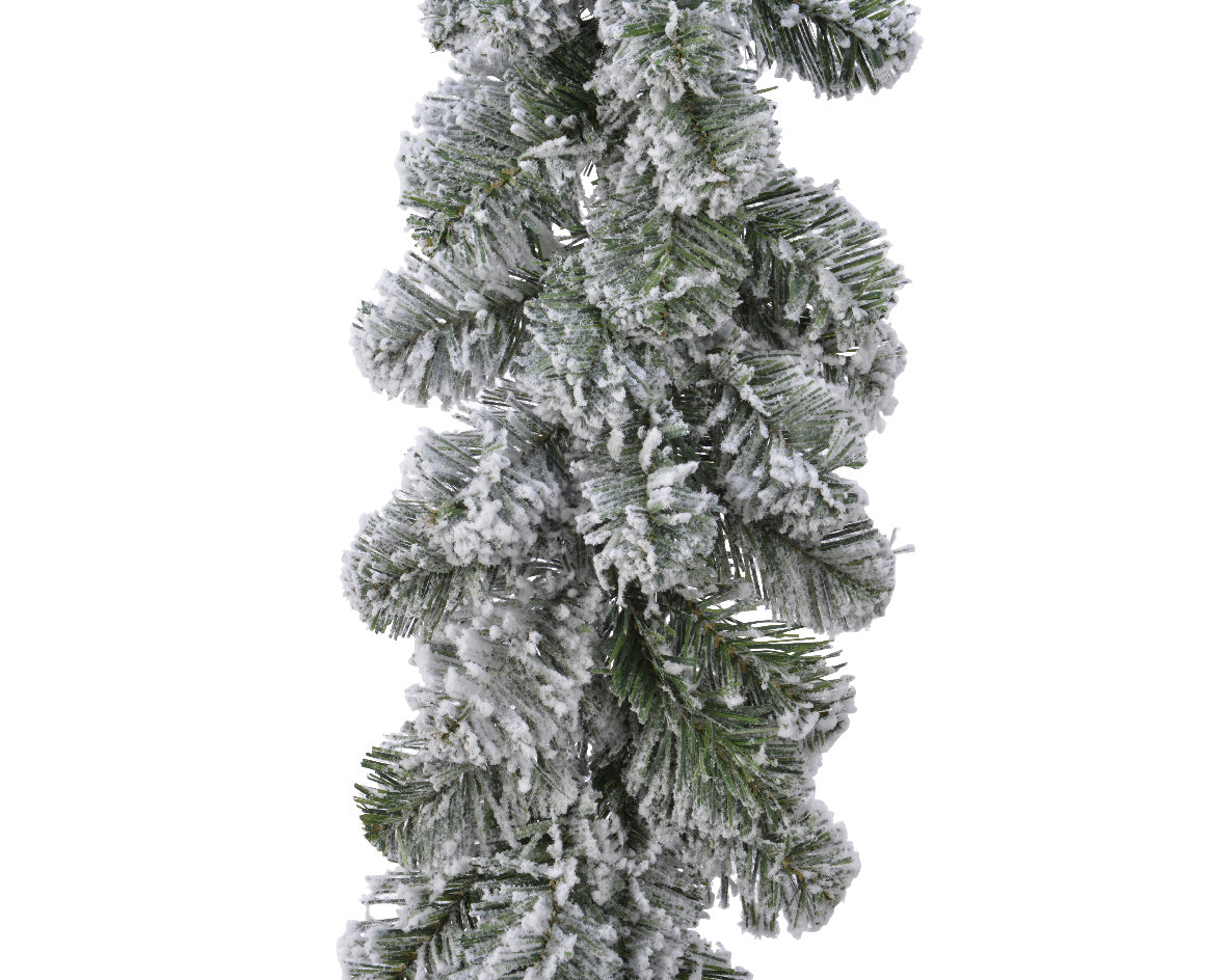 Snowy Imperial Christmas Garland - 30(D) x 270cm