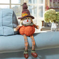 Autumn Mrs Scarecrow Sitting LongLegs Figure 60cm