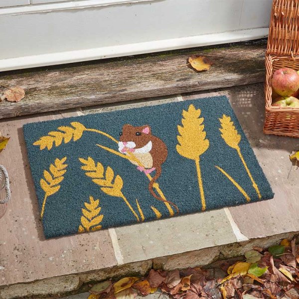 Autumn Harvest Mouse Home Decoir Door Mat