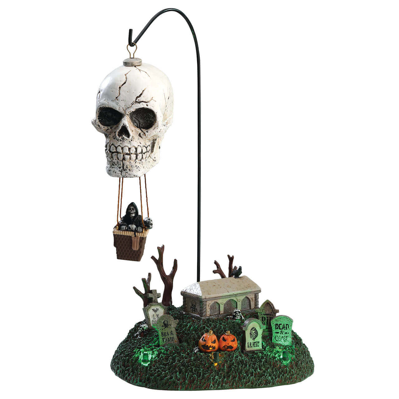 Lemax Spooky Town - Reaper's Landing Hot Air Balloon with Lights & Motion