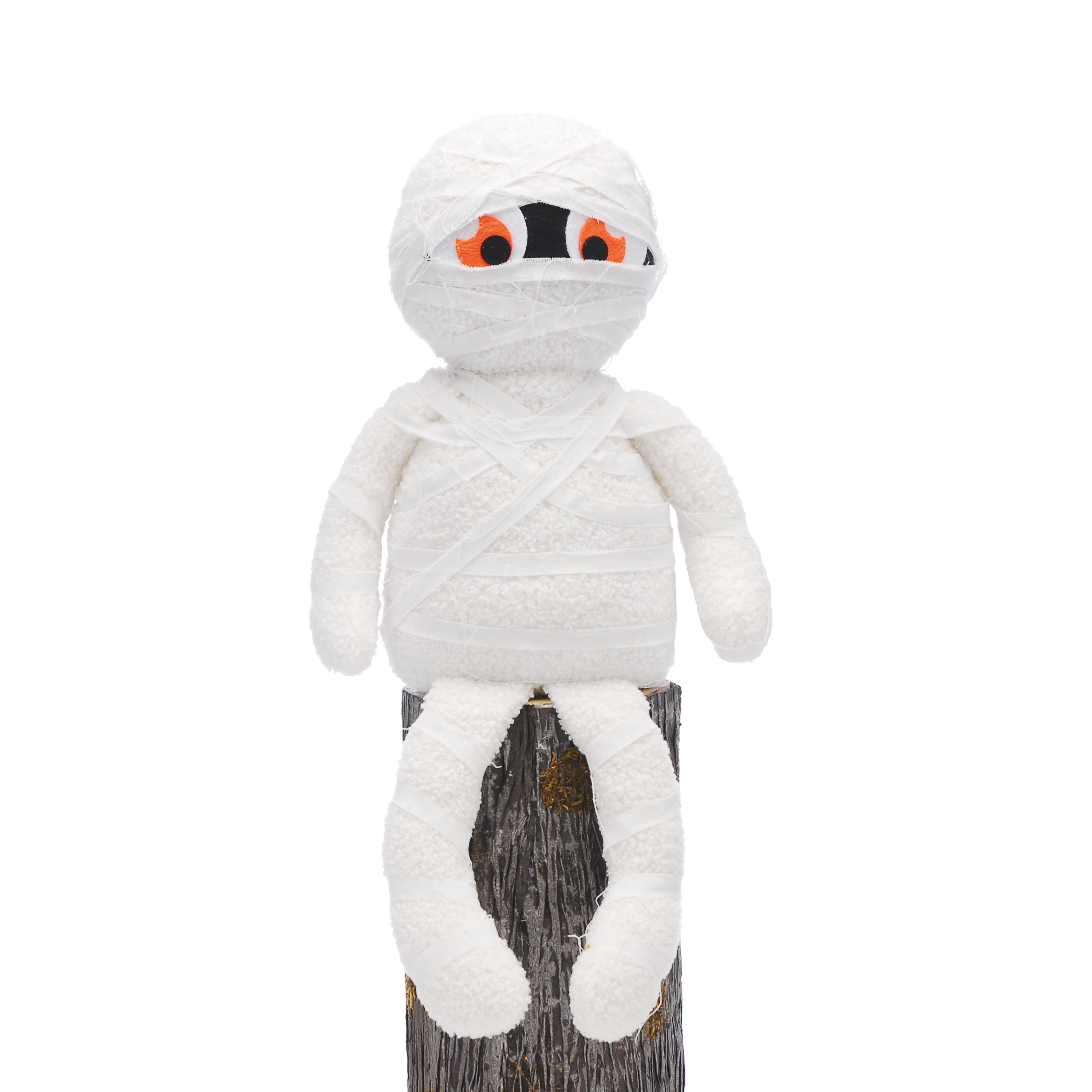 Halloween Sitting White Mummy - 52cm