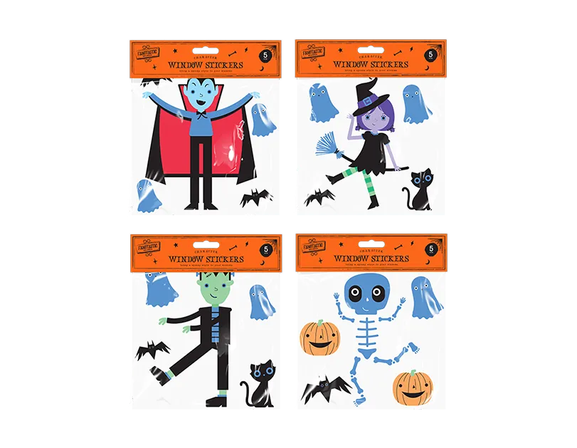 Halloween Character Window Stickers - 19cm