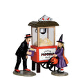 Lemax Spooky Town - Halloween Popcorn Treats - Set of 3 Popcorn Seller