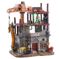 Lemax Spooky Town - Dead Zone Construction Site with Lights, Sound & Motion