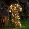 InLit Faux Rattan Light Up Large Mushroom