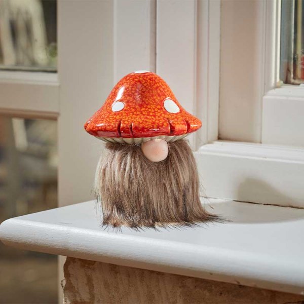GnomeShroom Orange Woodland Gonk