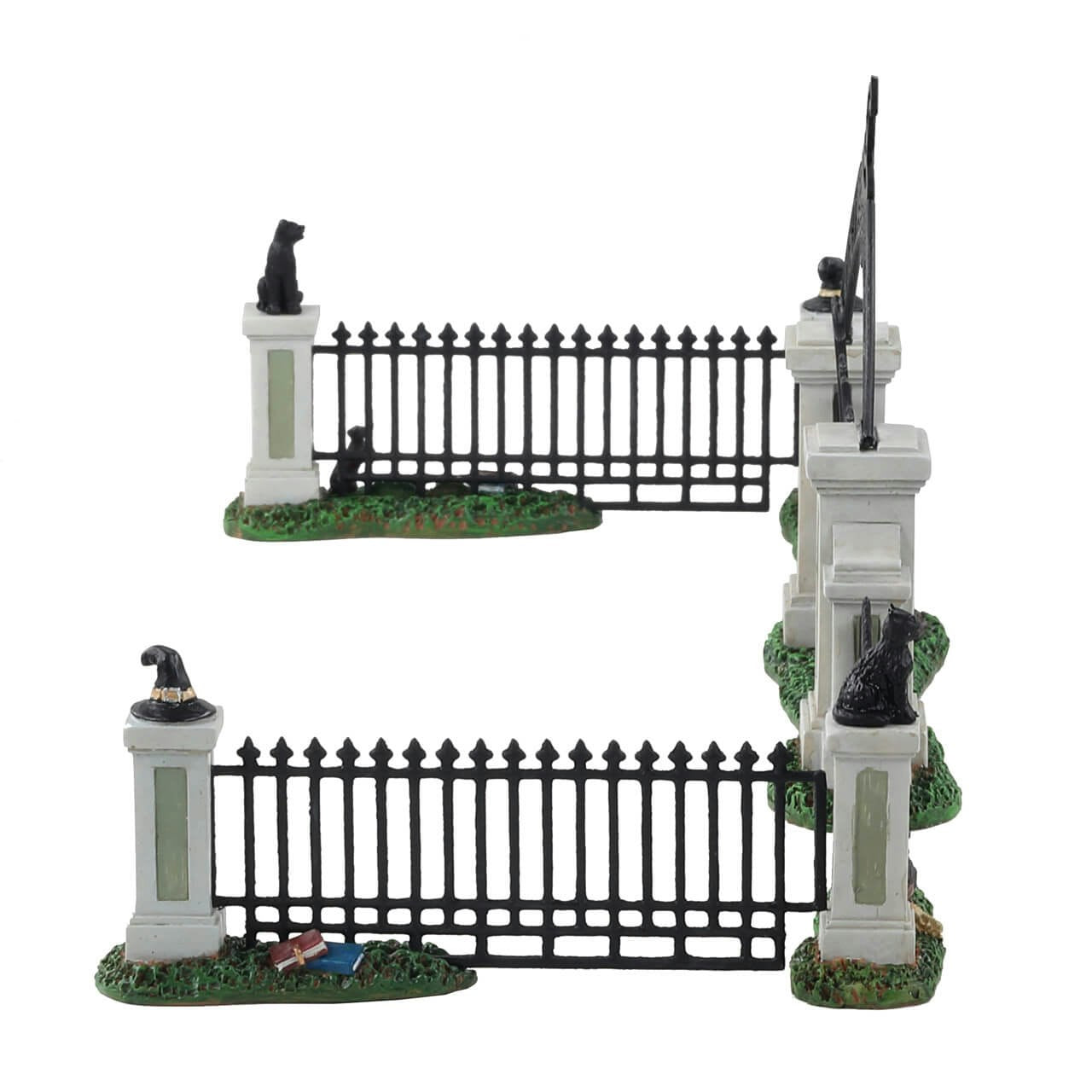Lemax Spooky Town - Witch Gate - Set of 5