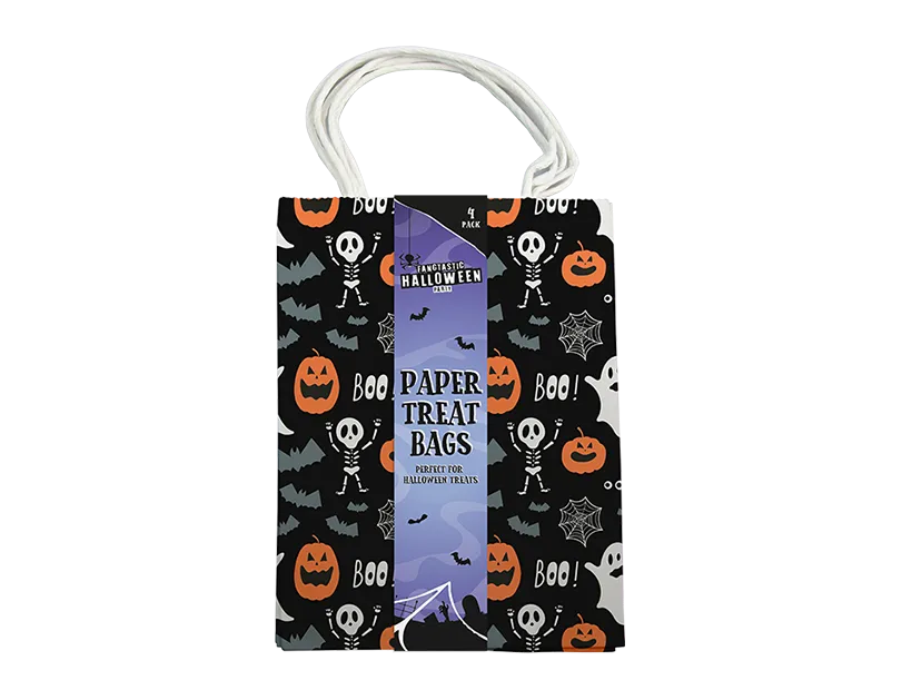Halloween Paper Treat Bags 8pk