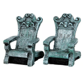 Lemax Spooky Town - Tombstone Chairs - Set of 2