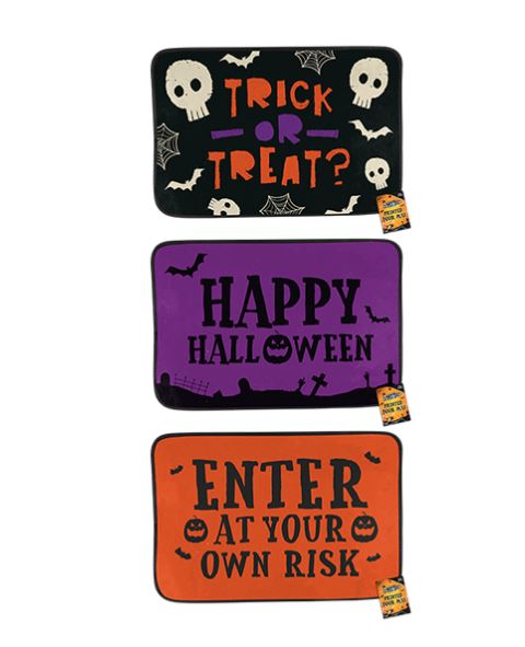 Spooky Halloween Printed Door Mat 60x40cm
