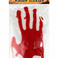 Halloween Bloody Hands Gel Window Sticker