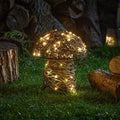 InLit Faux Rattan Light Up Mushroom