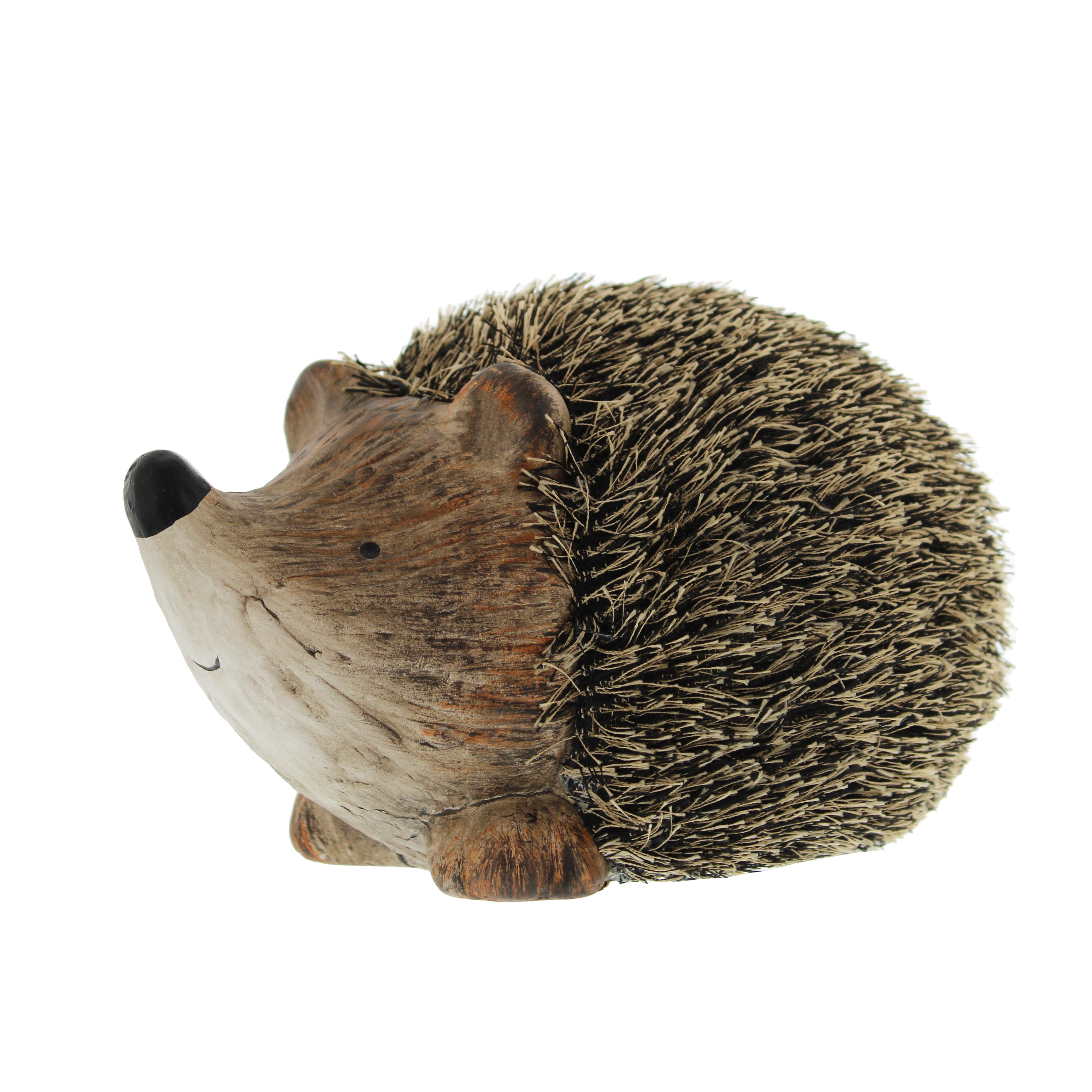 Ceramic Brown Hedgehog Ornament - 21cm