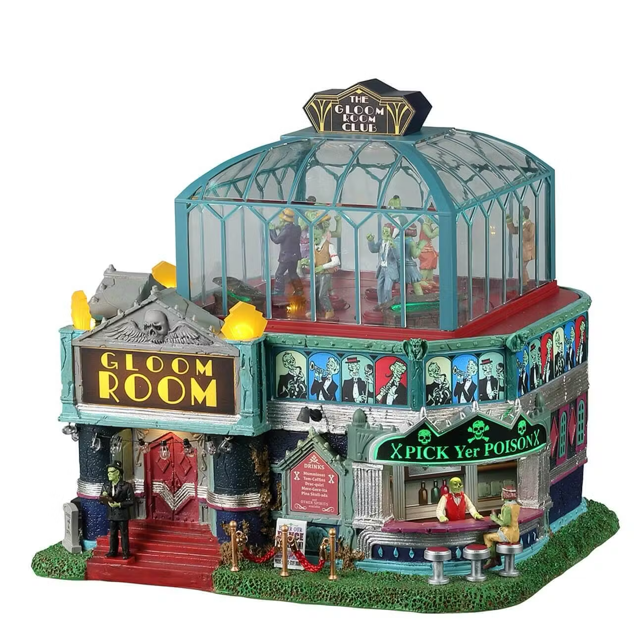 Lemax Spooky Town - The Gloom Room Club with Lights, Sound & Motion
