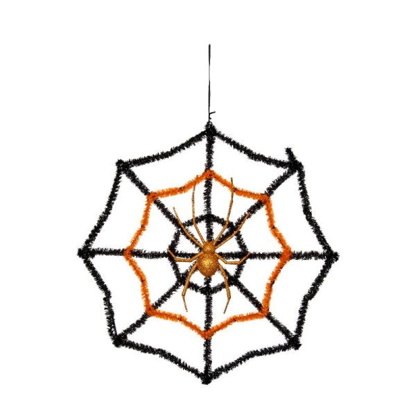 Halloween Sparkle Web Decoration