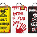 Halloween Warning Plaque / Sign