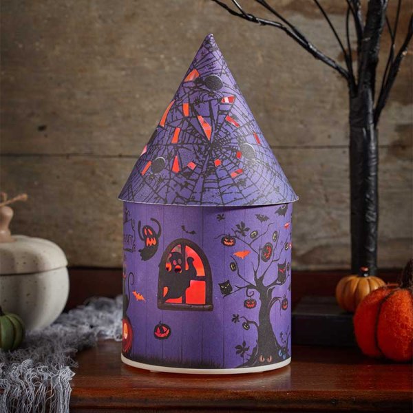 Halloween Light Up Paper Lantern Decoration