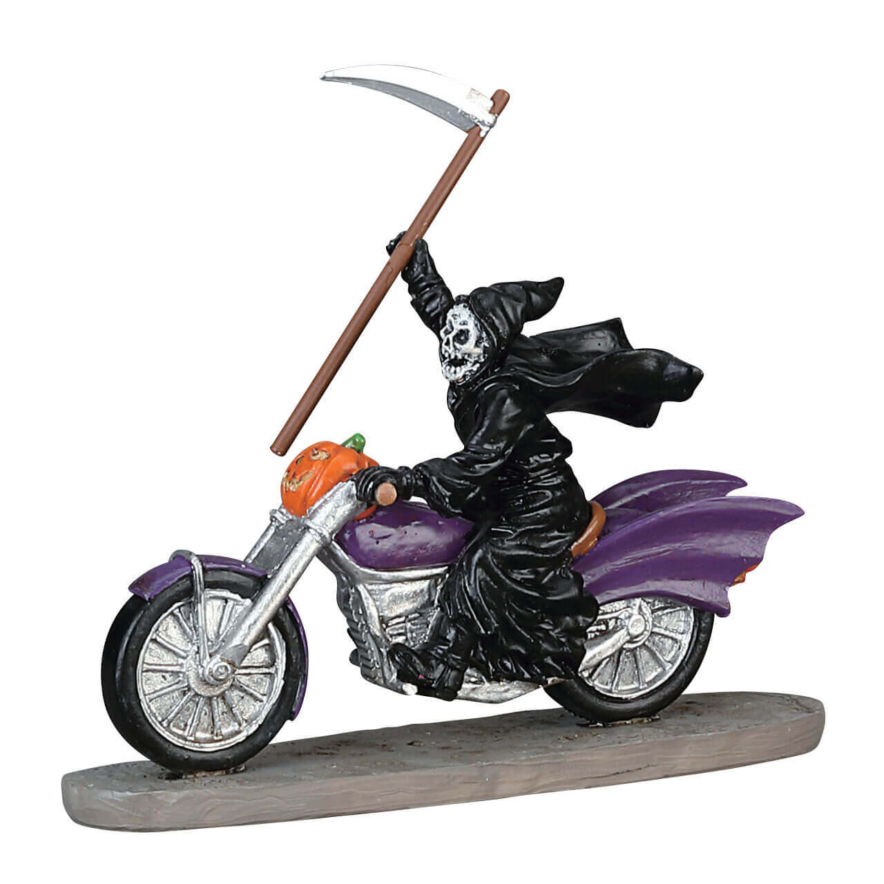 Lemax Spooky Town - Grim Rider Motorbike Halloween Figurine